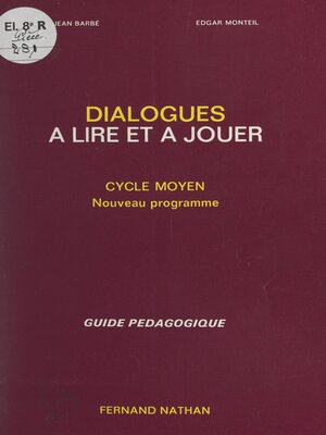 cover image of Dialogues à lire et à jouer